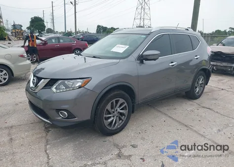 2016 Nissan Rogue Sl from USA, damaged, VIN KNMAT2MT4GP723234